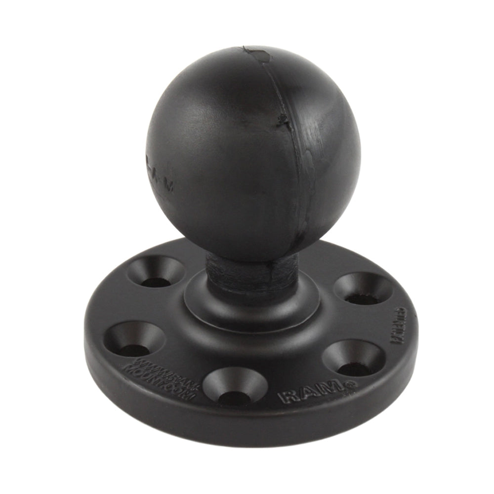 RAM Mount RAM Large Round Plate w6Hole Pattern Ball