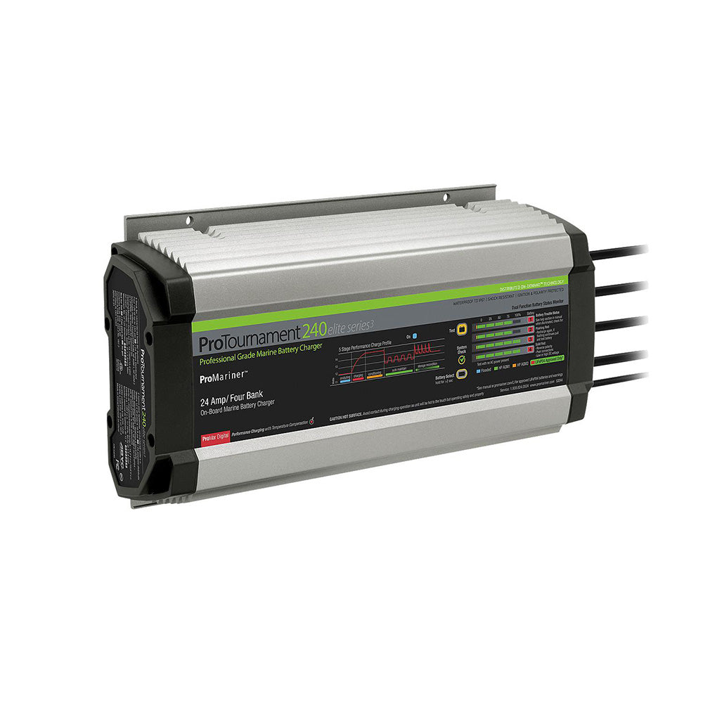 ProMariner ProTournament 240 Elite Series3 4Bank OnBoard Marine Battery Charger