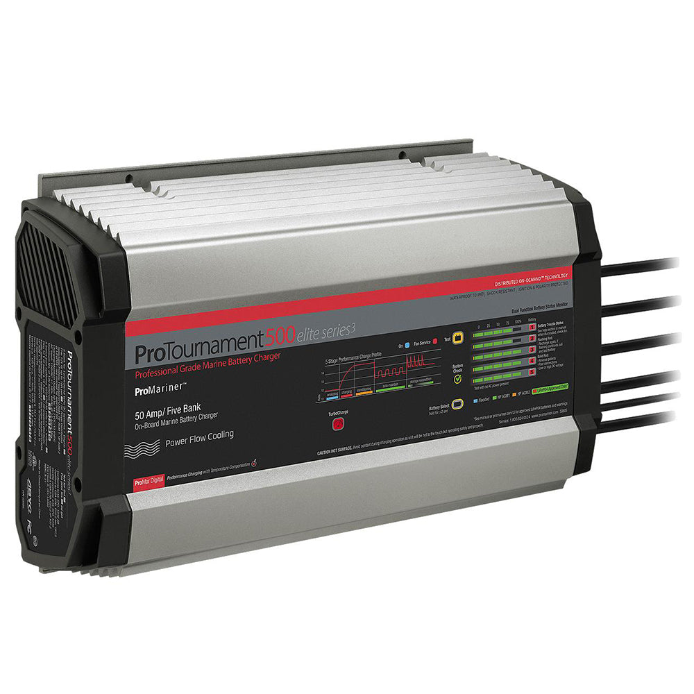 ProMariner ProTournament 500 Elite Series3 5Bank OnBoard Marine Battery Charger