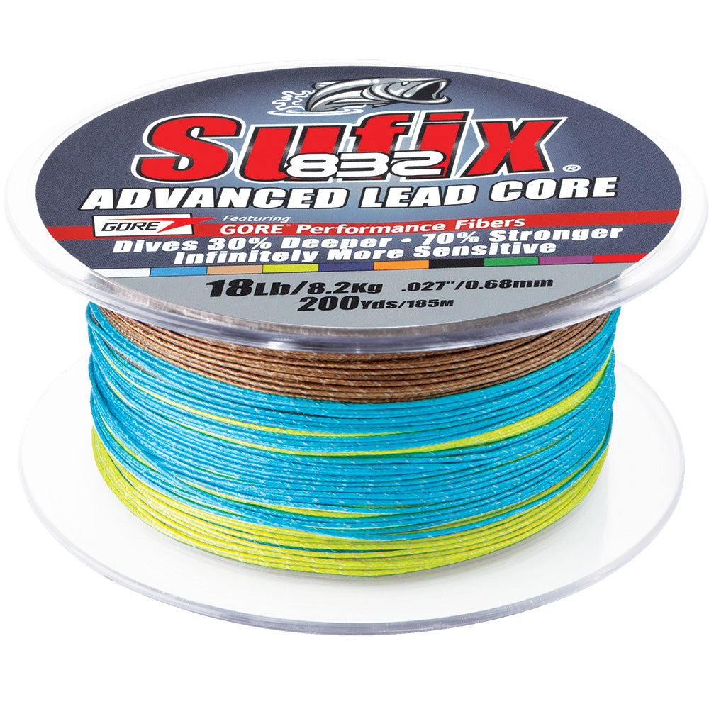 Sufix 832 Advanced Lead Core 12lb 10Color Metered 200 yds