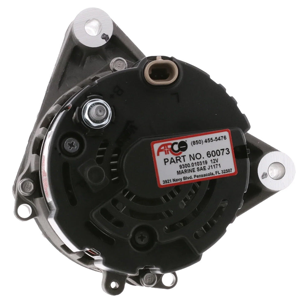 ARCO Marine Premium Replacement Inboard Alternator w55mm MultiGroove Pulley 12V 65A