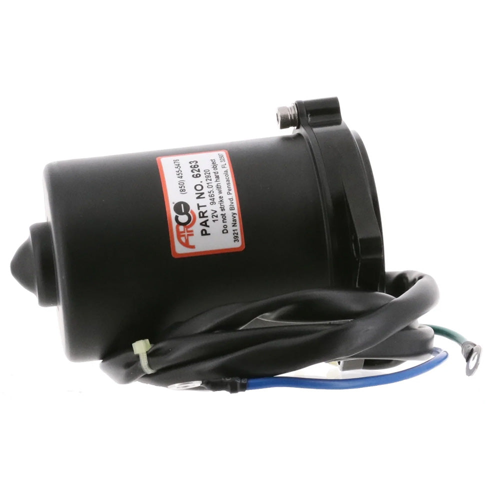 ARCO Marine Replacement Outboard Tilt Trim Motor Yamaha 2Wire 3 Bolt Flat Blade Shaft