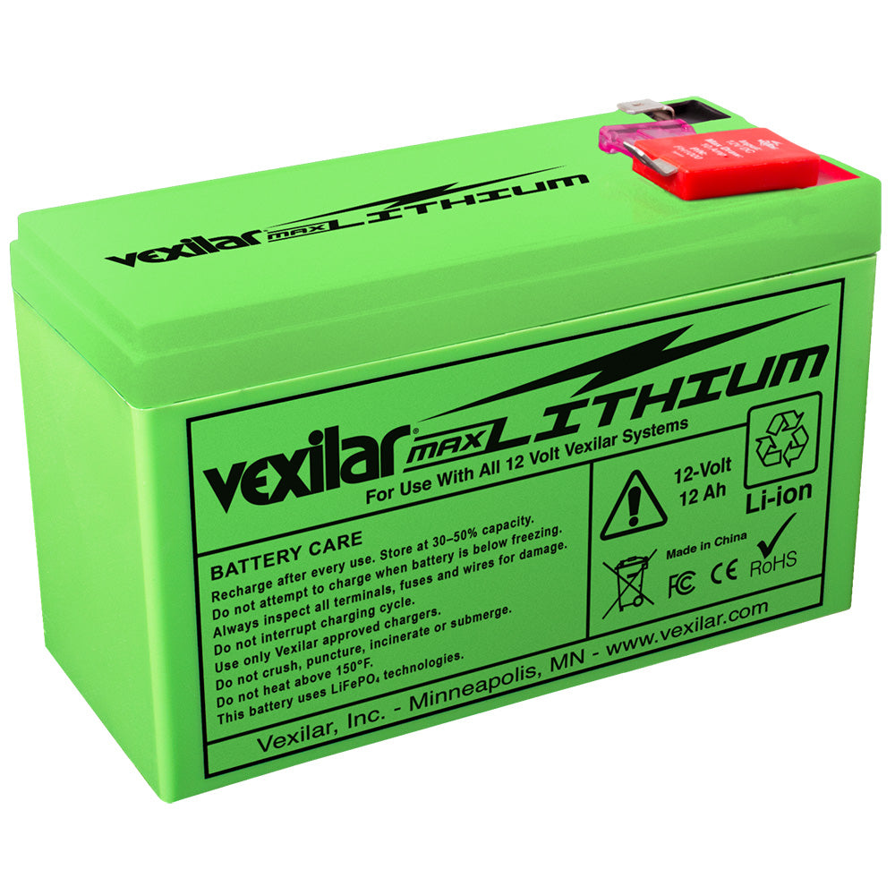Vexilar 12V 12 AH Max Lithium Battery