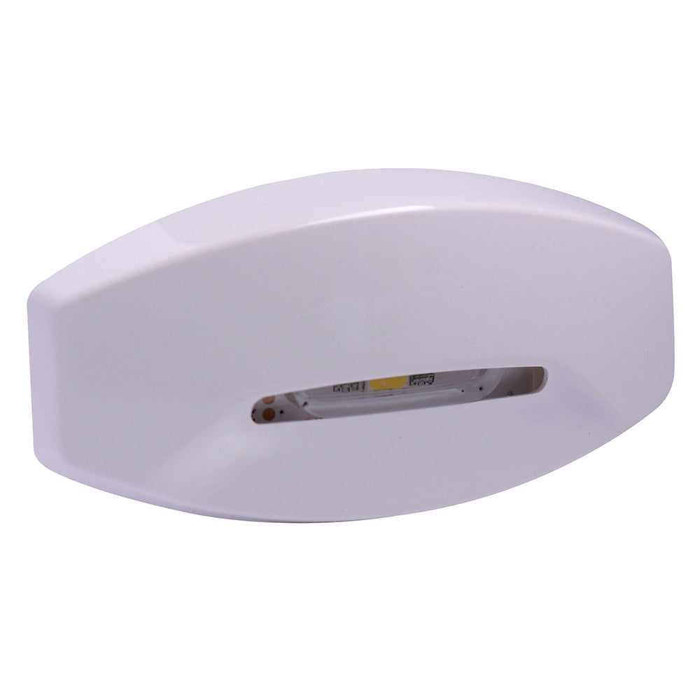Lumitec Fiji Courtesy Light White Housing Indirect RGBW Lights 4Pack