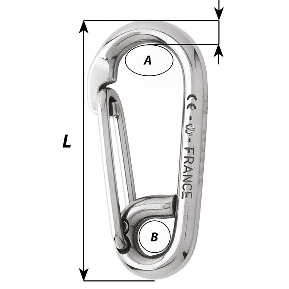 Wichard Symmetric Carbin Hook 120mm Length 1532