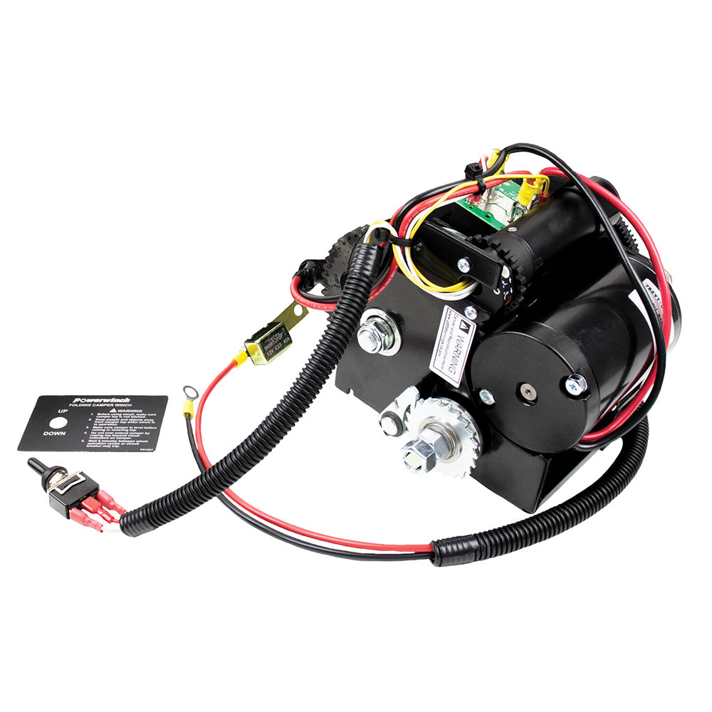 Powerwinch Folding PopUp Camper Winch w1200lb Lift Capacity