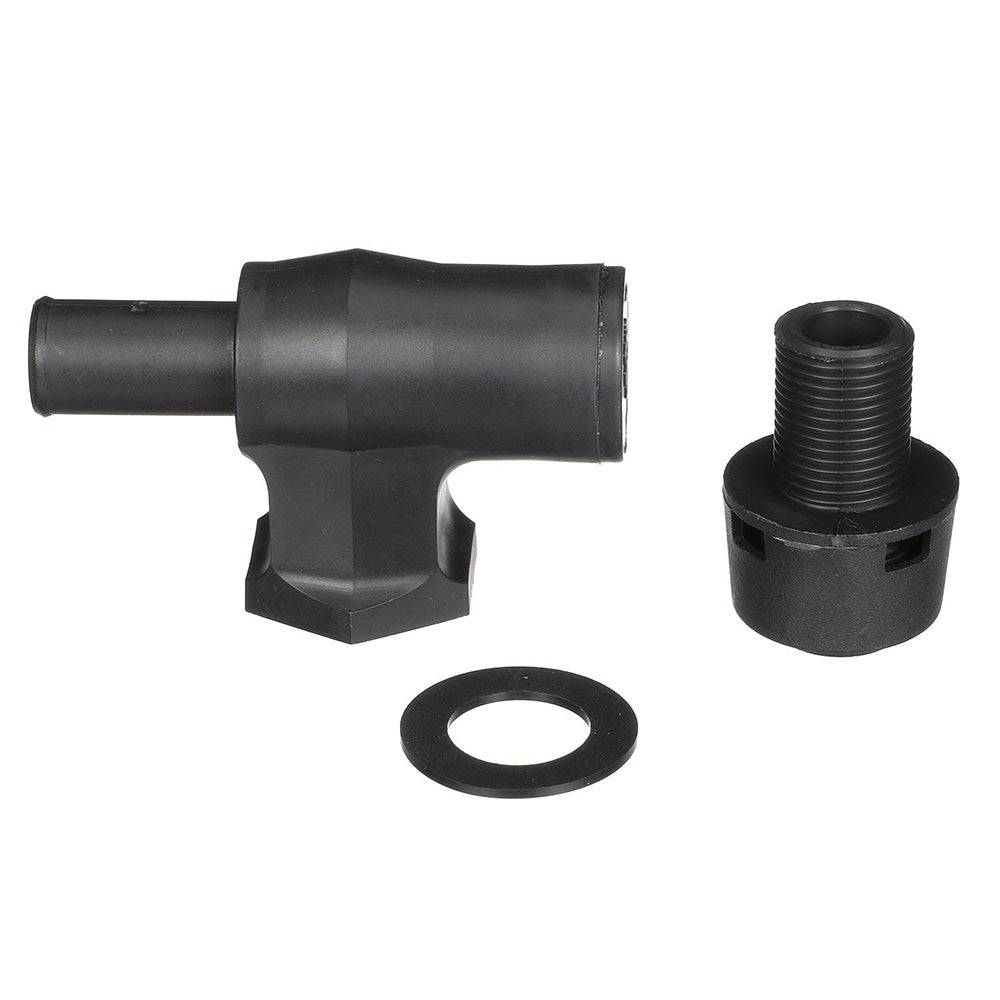Attwood 90 PTrap Fuel Tank Vent Black wBlack Vent Head