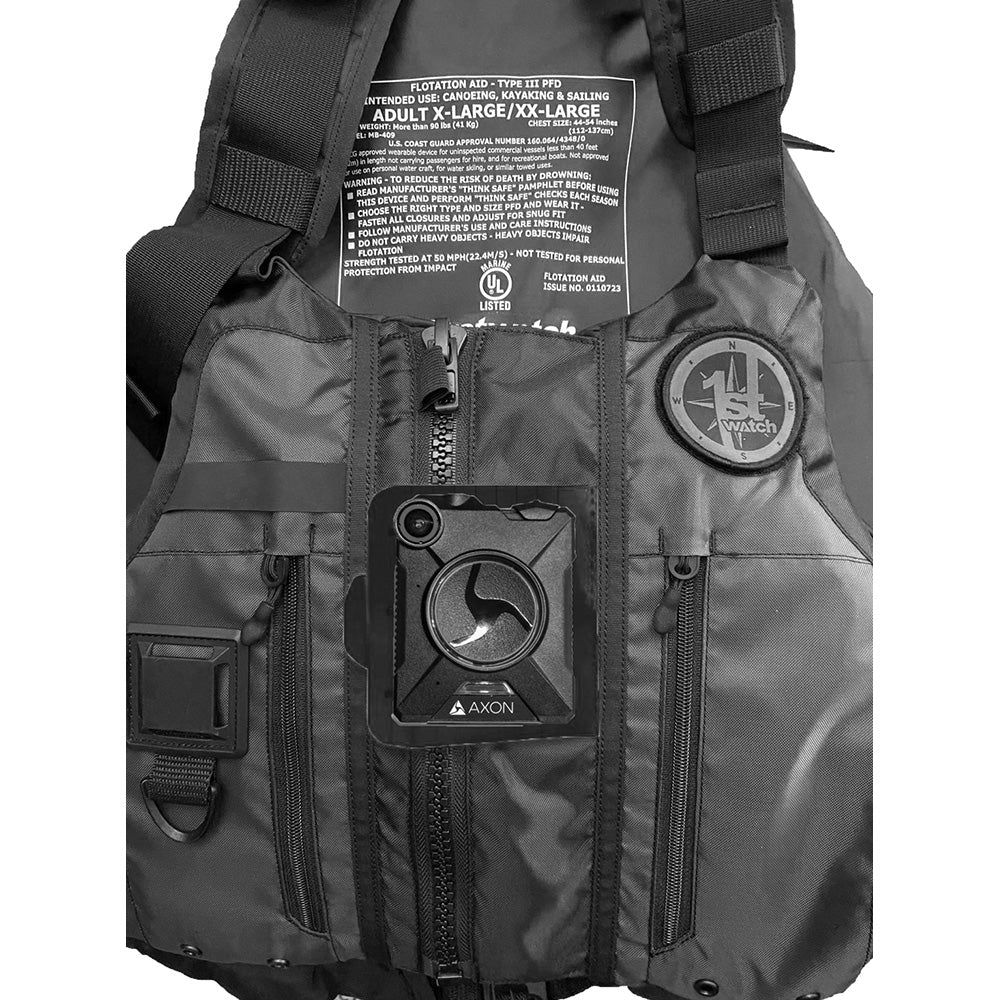 First Watch AV1000 Kayak Style Duty PFD Black XLXXL
