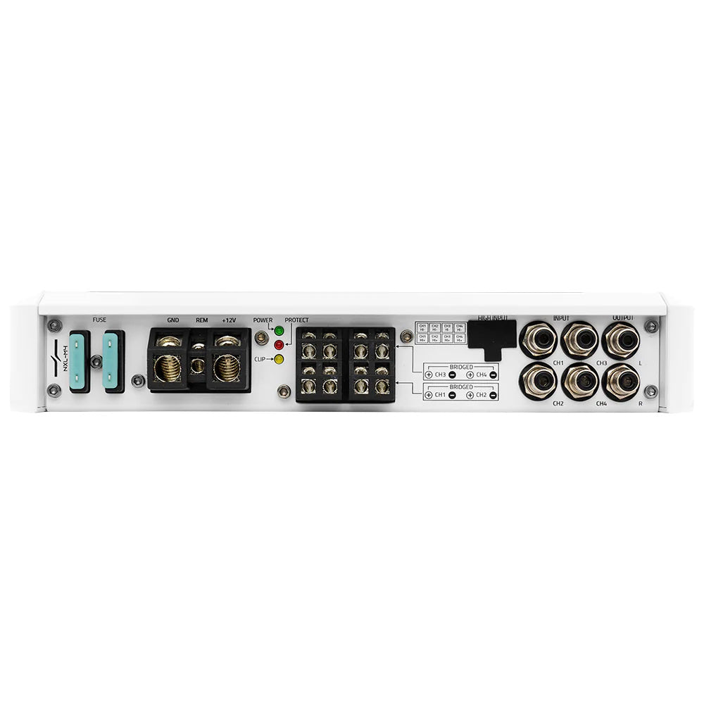 DS18 NXLM4 Full Range 4 Channel IPX5 Marine Grade Amplifier 150 x 4W 4Ohm