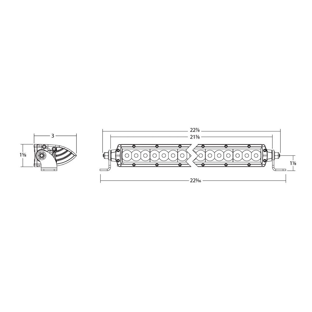 RIGID Industries SR Series 20 Spot wAmber Pro Lens