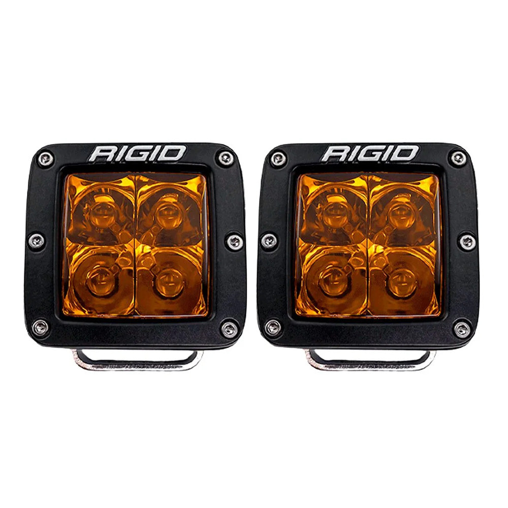 RIGID Industries DSeries Spot wAmber Pro Lens Pair
