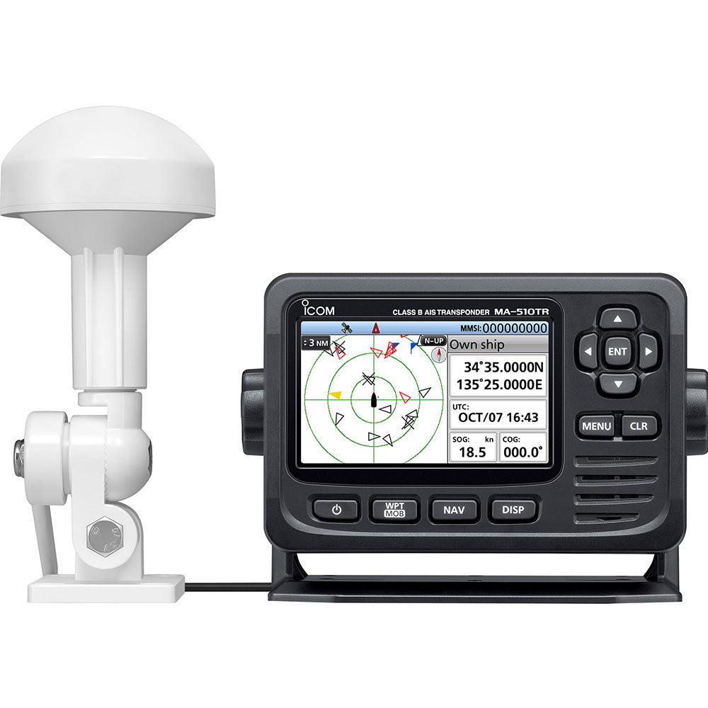 Icom MA510TR AIS Transponder wAntenna 43 Display