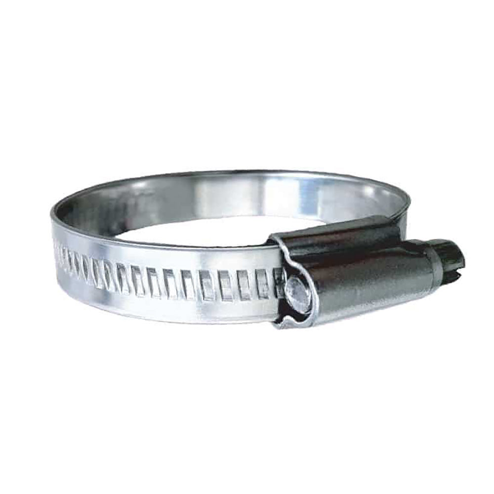 Trident Marine 316 SS NonPerforated Worm Gear Hose Clamp 1532 Band 78 114 Clamping Range 10Pack SAE Size 12
