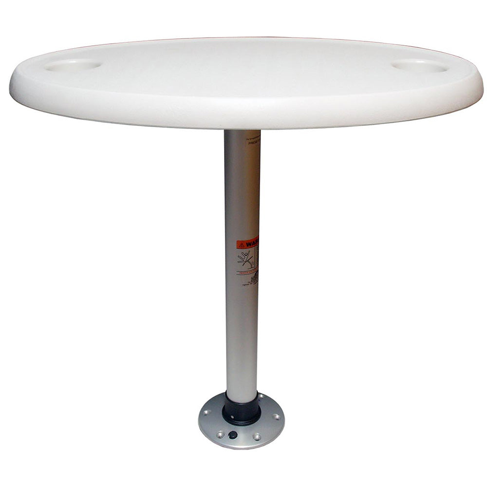 Springfield White Oval Table Package 18 x 30 Threadlock