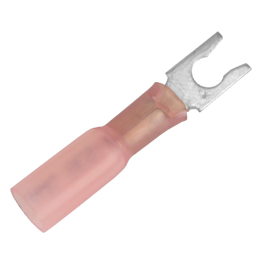 Pacer 2218 AWG Heat Shrink Spade Terminal 8 Stud Size 100 Pack