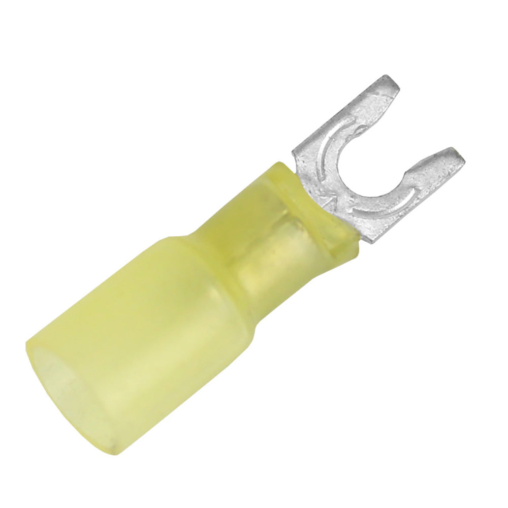 Pacer 1210 AWG Heat Shrink Spade Terminal 8 Stud Size 100 Pack