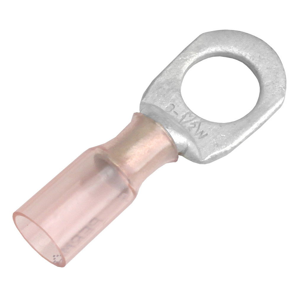Pacer 8 AWG Heat Shrink Ring Terminal 12 Stud Size 25 Pack