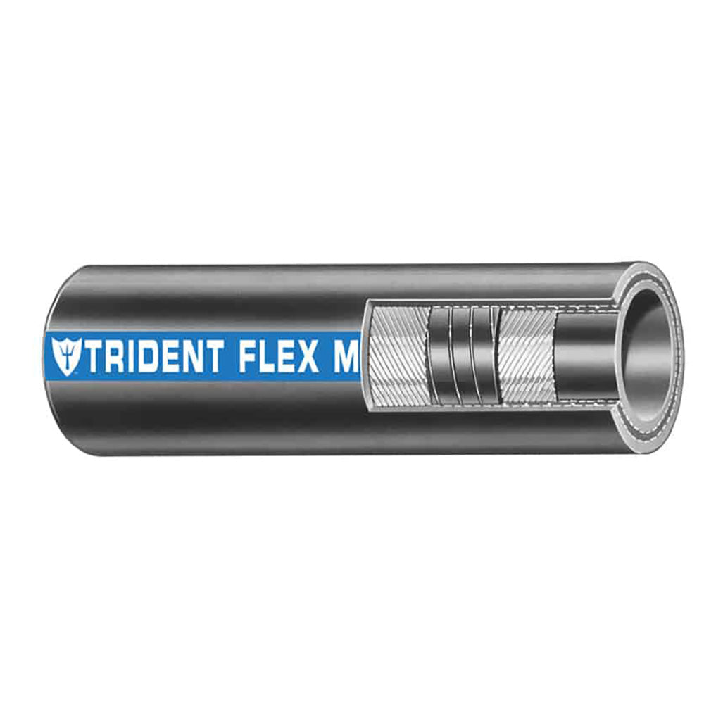 Trident Marine 1 Flex Marine Wet Exhaust Water Hose Black Sold by the Foot