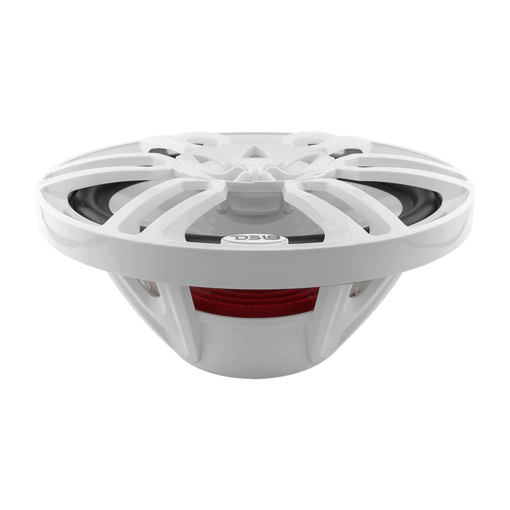 DS18 HYDRO 6 x 9 2Way Marine Speakers wIntegrated RGB LED Lights 375W White