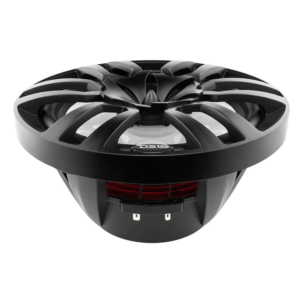 DS18 HYDRO 10 2Way Marine Speakers wBullet Tweeters Integrated RGB LED Lights Black
