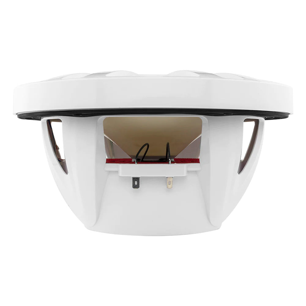 DS18 HYDRO 10 2Way Marine Speakers wBullet Tweeters Integrated RGB LED Lights White