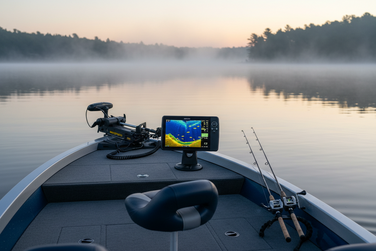 Bass boat deck