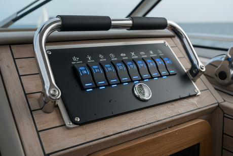 Marine switch panel