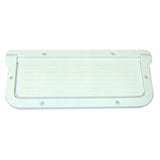 TH Marine Large Rectangular Scupper  White