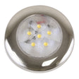 Scandvik B3 Downlight Surface Mount  Cool White  SS Trim  IP67  1224V