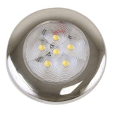 Scandvik B3 Downlight Surface Mount  Cool White  SS Trim  IP67  1224V