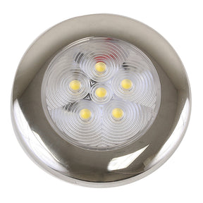 Scandvik B3 Downlight Surface Mount  Cool White  SS Trim  IP67  1224V
