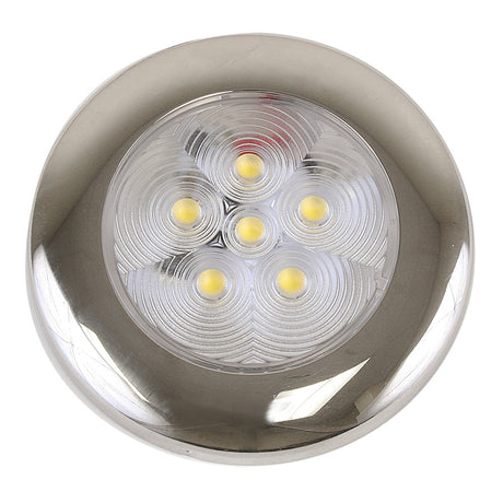 Scandvik B3 Downlight Surface Mount  Cool White  SS Trim  IP67  1224V