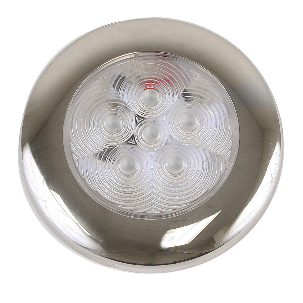Scandvik B3 Downlight Surface Mount  Blue  SS Trim  IP67  1224V