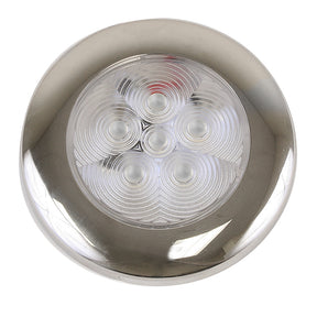 Scandvik B3 Downlight Surface Mount  Blue  SS Trim  IP67  1224V