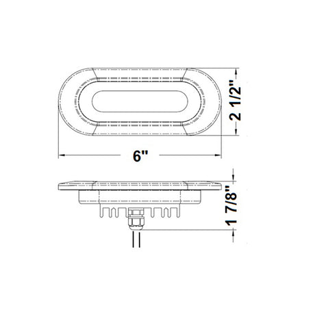 Scandvik Flush Mount Spreader Light  1030V  White