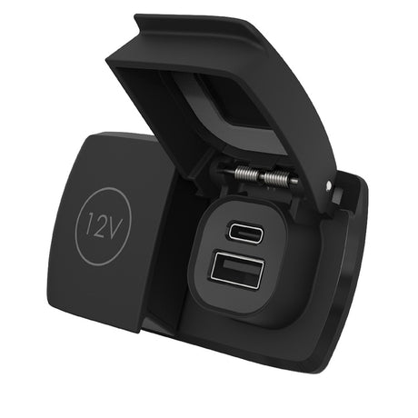 Scanstrut Flip Pro Duo  USBA  USBC w12V Power Socket