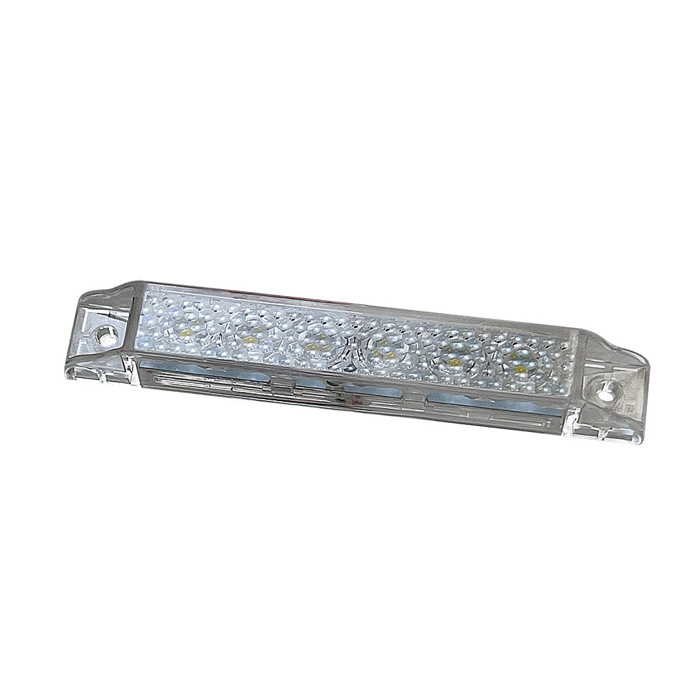Scandvik 4 LED Light Strip  Blue wGasket  12V