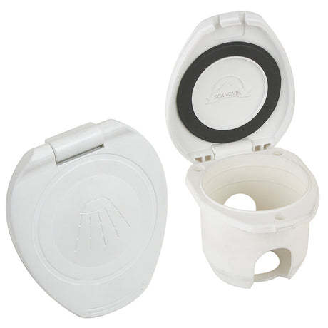 Scandvik Replacement White Cup  Cap fRecessed Shower