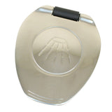 Scandvik Black  SS Recessed Transom Shower HandleHose  VerticalHorizontal Mount  6 Hose
