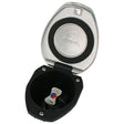 Scandvik Recessed THandle Mixing Valve  SS wBlack Cup