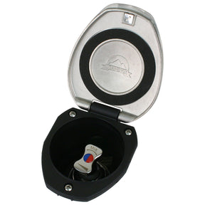 Scandvik Recessed THandle Mixing Valve  SS wBlack Cup