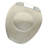 Scandvik White  SS Recessed Transom Shower HandleHose  VerticalHorizontal Mount  6 Hose