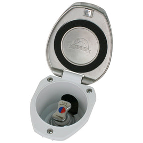 Scandvik Recessed THandle Mixing Valve  SS wWhite Cup