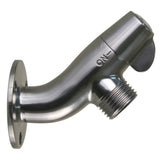 Scandvik Ceramic Angled Washdown Valve  SS Spigot