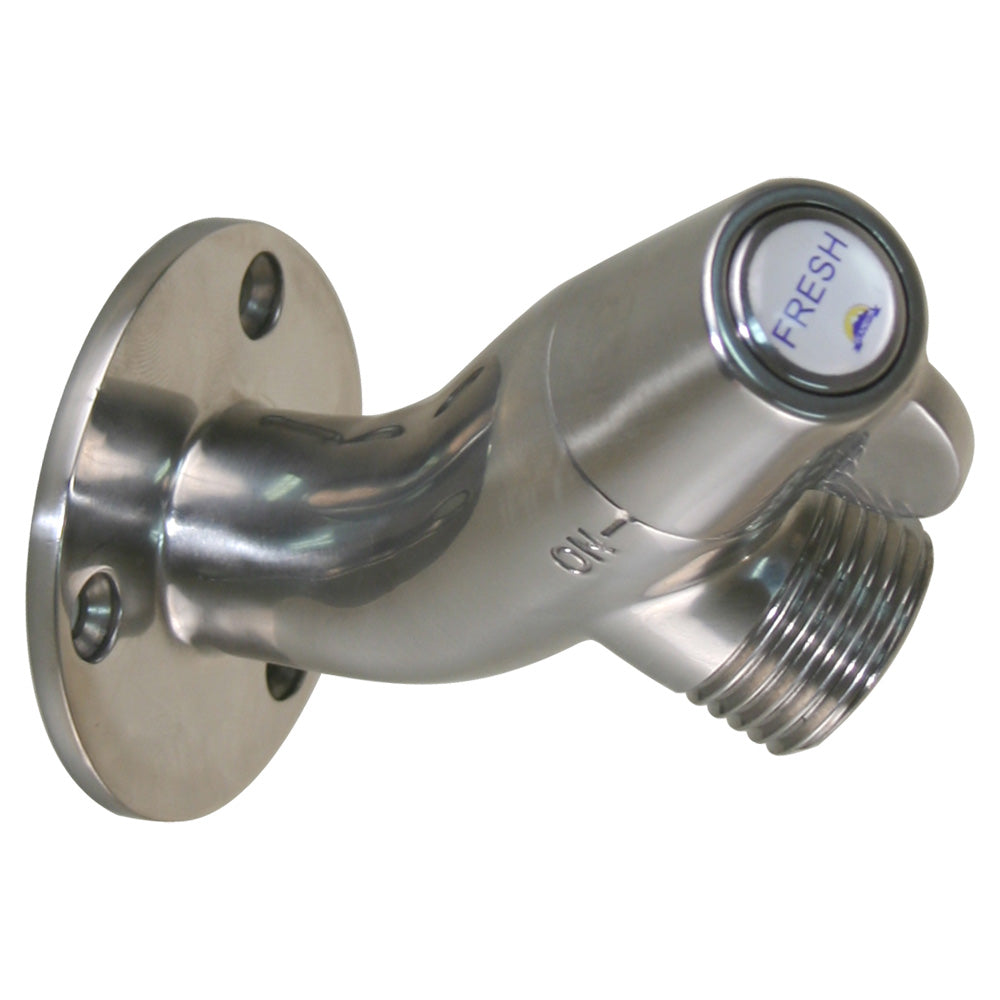 Scandvik Ceramic Angled Washdown Valve  SS Spigot