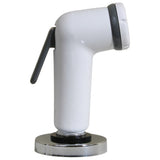 Scandvik Straight Handle Pull Out Sprayer  White w6 Hose