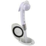 Scandvik Recessed Shower w6 White Hose  Euro Trigger Sprayer
