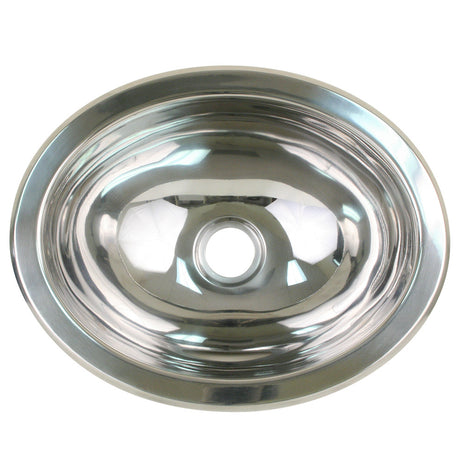 Scandvik Polished SS Oval Sink  1325 x 105