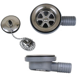 Scandvik Low Profile Drain Stopper  1 Outlet