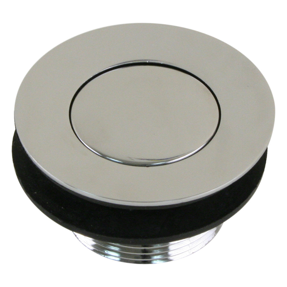 Scandvik Sink Drain wFlip Stopper  Chrome Plated Brass